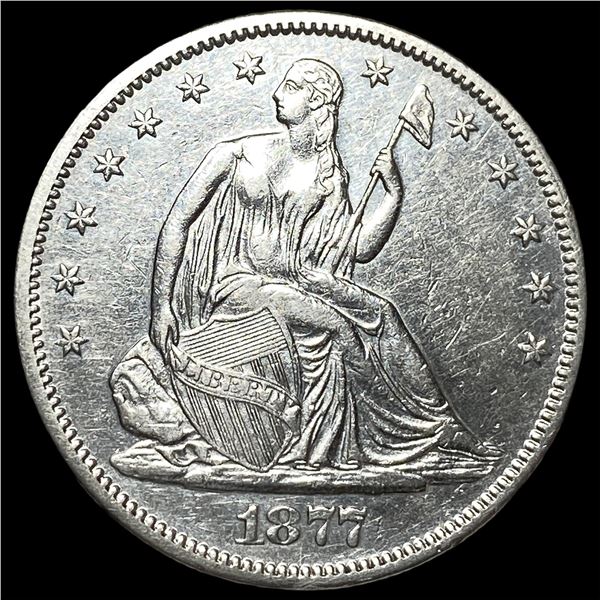 1877 Seated Liberty Half Dollar UNCIRCULATED