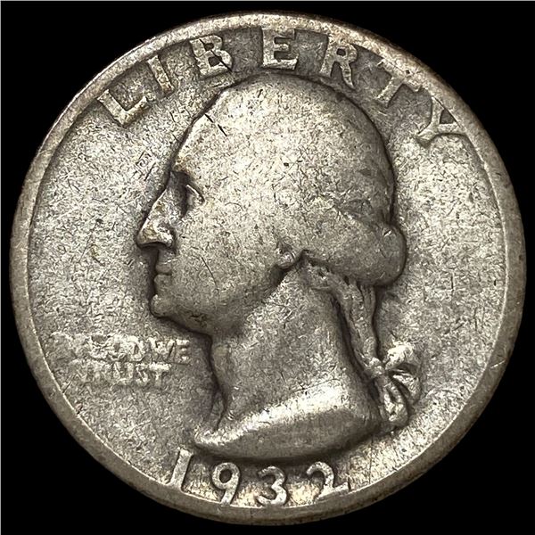 1932-D Silver Washington Quarter LIGHTLY  CIRCULATED
