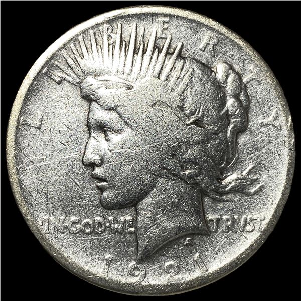 1921 Peace Silver Dollar LIGHTLY CIRCULATED