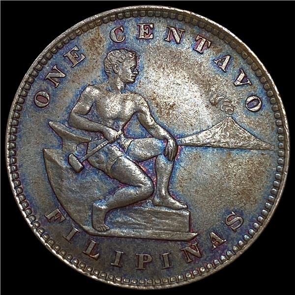 1903 Philippines One Centavo CHOICE BU