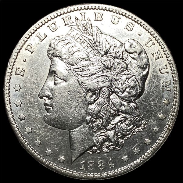 1884-S Silver Morgan Dollar CHOICE AU