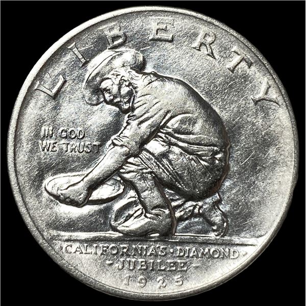 1925 Silver California Diamond Jubilee Half  Dollar HIGH GRADE