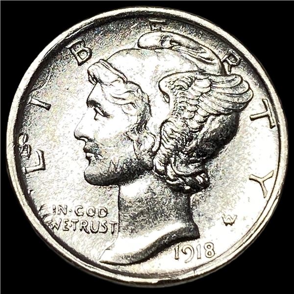 1918 Mercury Dime UNCIRCULATED