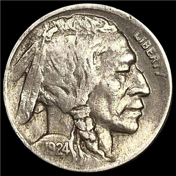 1924-D Buffalo Nickel NEARLY UNCIRCULATED