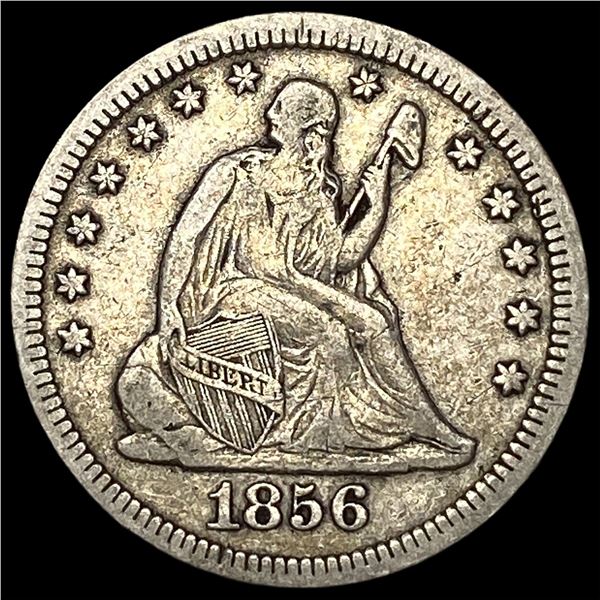 1856 Seated Liberty Quarter LIGHTLY  CIRCULATED