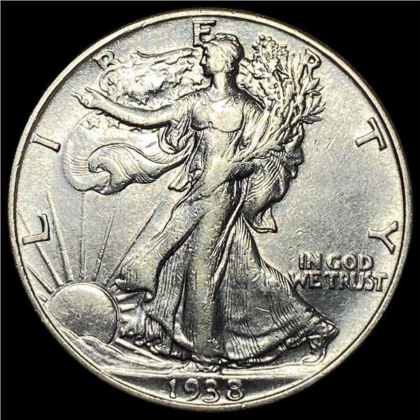 1938 Walking Liberty Half Dollar CLOSELY  UNCIRCULATED