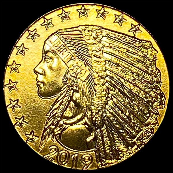 2019 1/10 oz Gold $5 Indian Tribute Proof GEM  BU