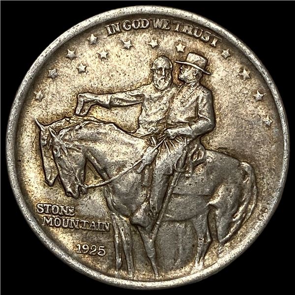 1925 Stone Mountain Silver Half Dollar  CLOSELY UNCIRCULATED
