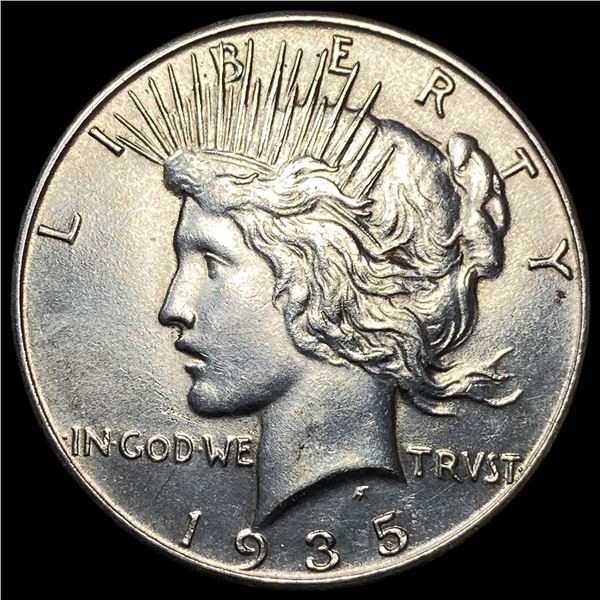 1935 Silver Peace Dollar CHOICE AU