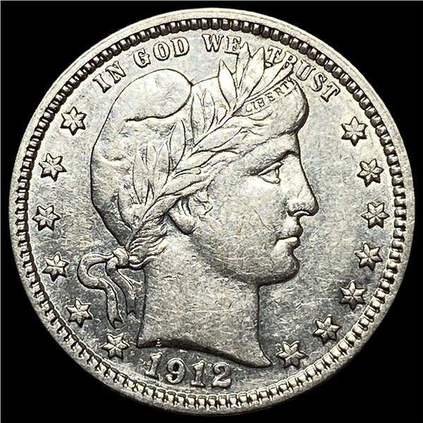 1912 Barber Quarter NEARLY UNCIRCULATED