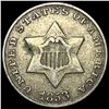 Image 1 : 1853 Silver Three-Cent Piece ABOUT  UNCIRCULATED