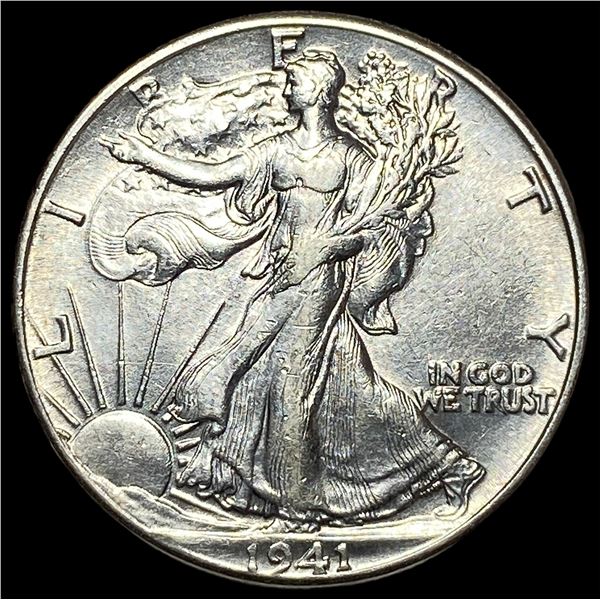 1941 Silver Walking Liberty Half Dollar  CLOSELY UNCIRCULATED