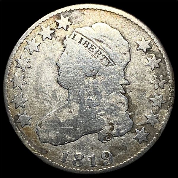 1819 Capped Bust Quarter LIGHTLY CIRCULATED