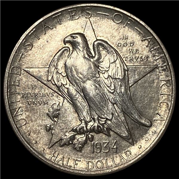 1934 Silver Texas Independence Centennial  Half Dollar UNCIRCULATED