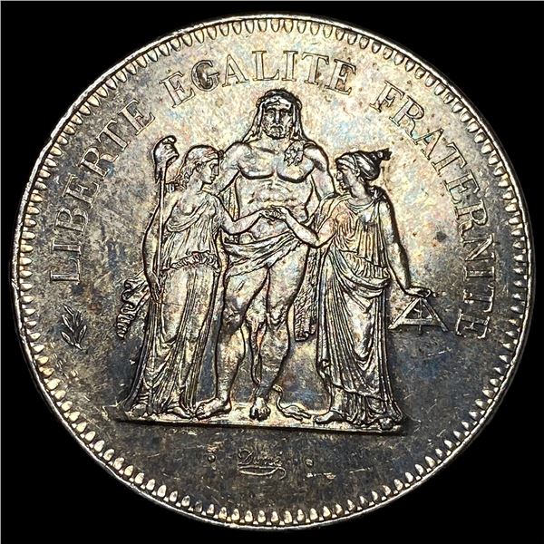 1978 Silver 50 Francs France GEM BU