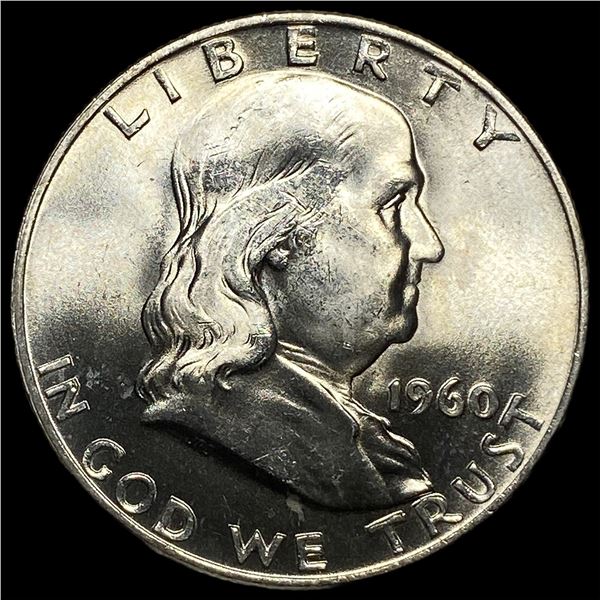 1960-D Silver Half Dollar Franklin GEM BU