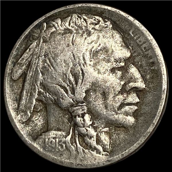 1913-S Buffalo Nickel Type 1 LIGHTLY  CIRCULATED