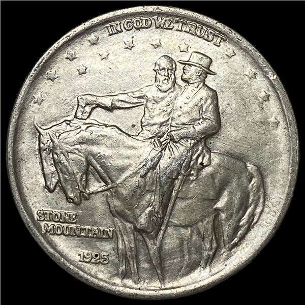1925 Stone Mountain Silver Half Dollar  CLOSELY UNCIRCULATED