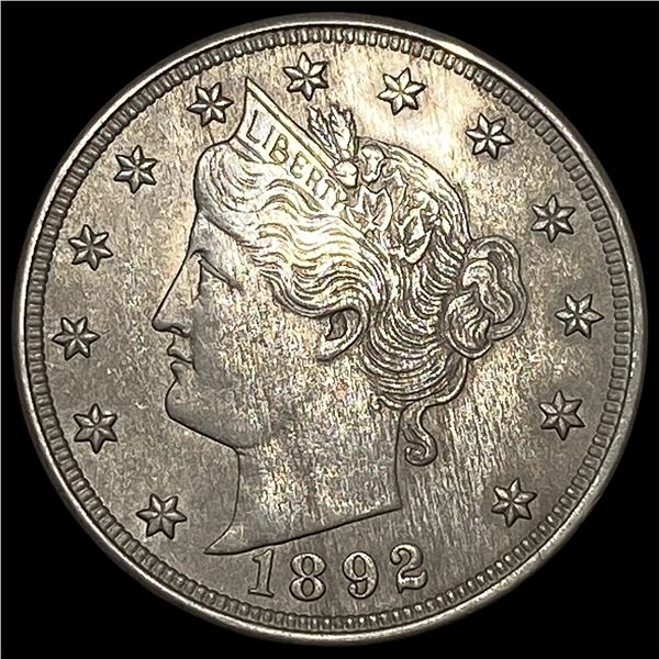 1892 Liberty Head Nickel CHOICE AU