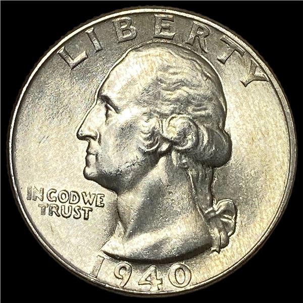 1940 Silver Washington Quarter UNCIRCULATED