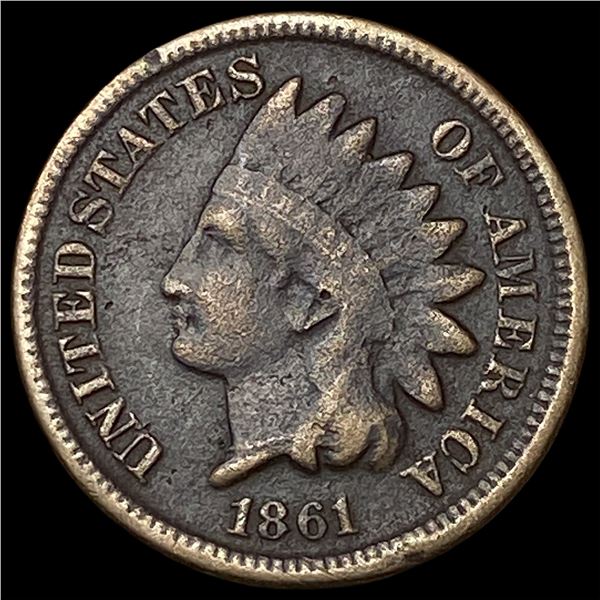 1861 Indian Head Cent LIGHTLY CIRCULATED