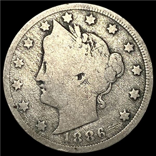 1886 Liberty Head Nickel LIGHTLY CIRCULATED