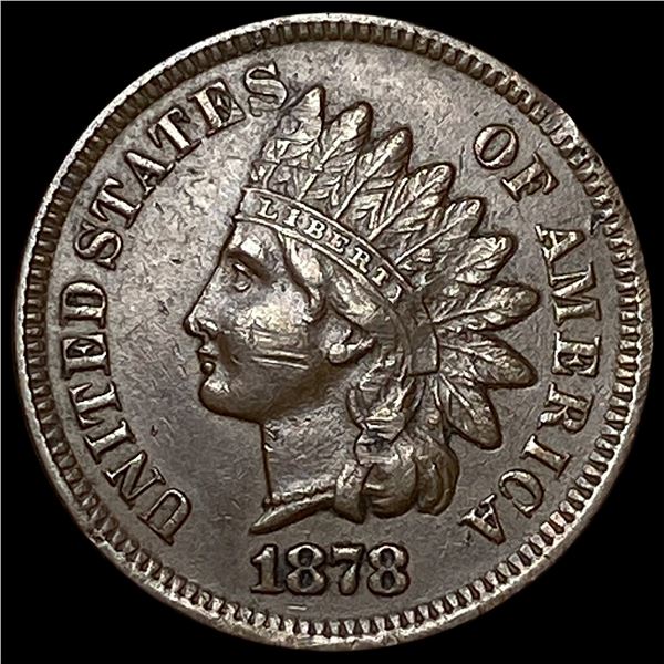 1878 Indian Head Cent CLOSELY UNCIRCULATED