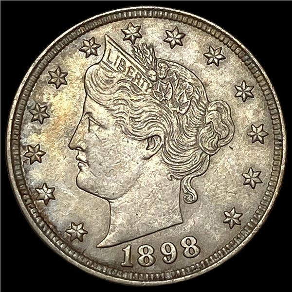 1898-O Liberty Head Nickel CHOICE AU