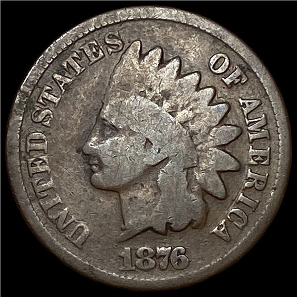 1876 Indian Head Cent LIGHTLY CIRCULATED