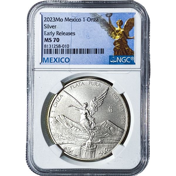 2023 Mo 1 Onza Mexico NGC MS70