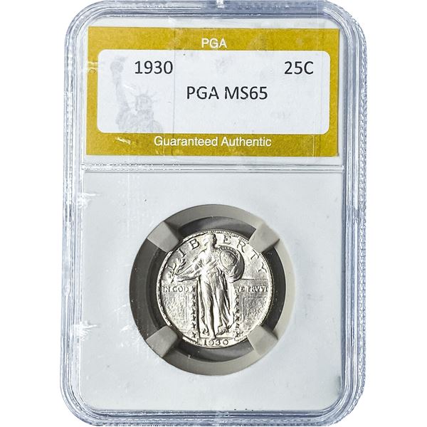 1930 Standing Liberty Quarter PGA MS65