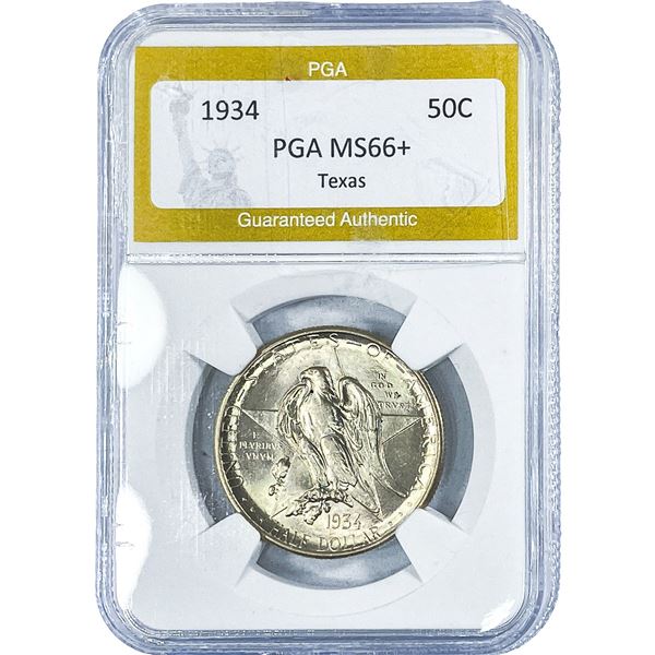 1934 Texas Half Dollar PGA MS66+