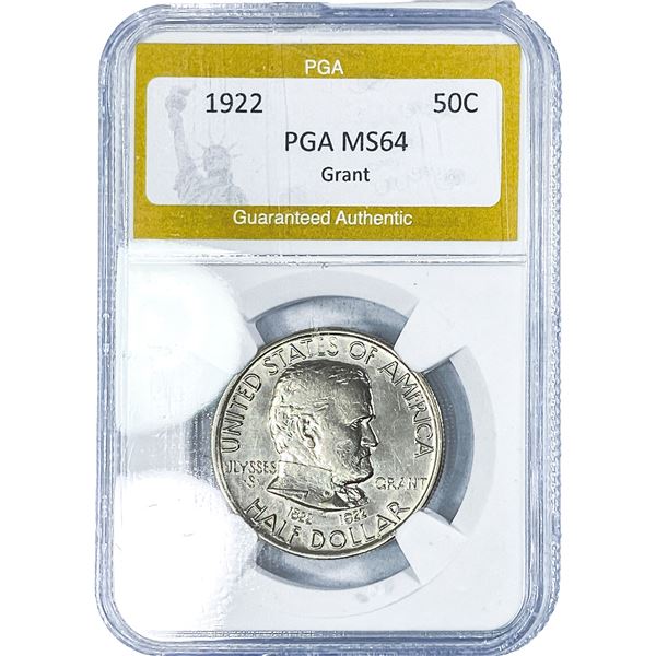 1922 Grant Half Dollar PGA MS64