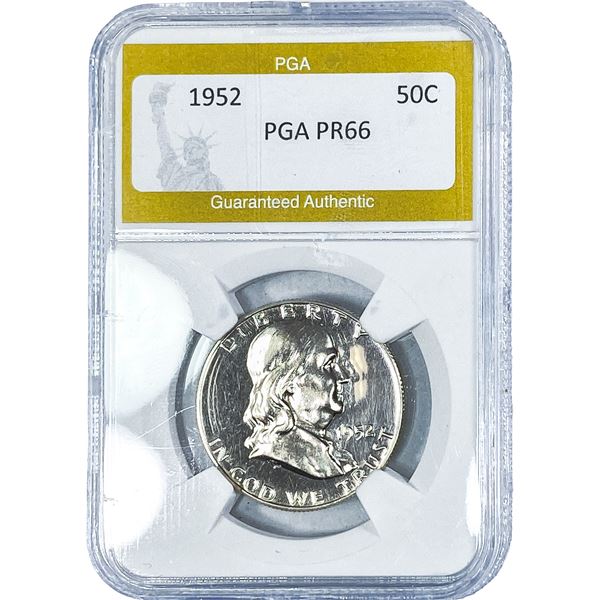 1952 Franklin Half Dollar PGA PR66