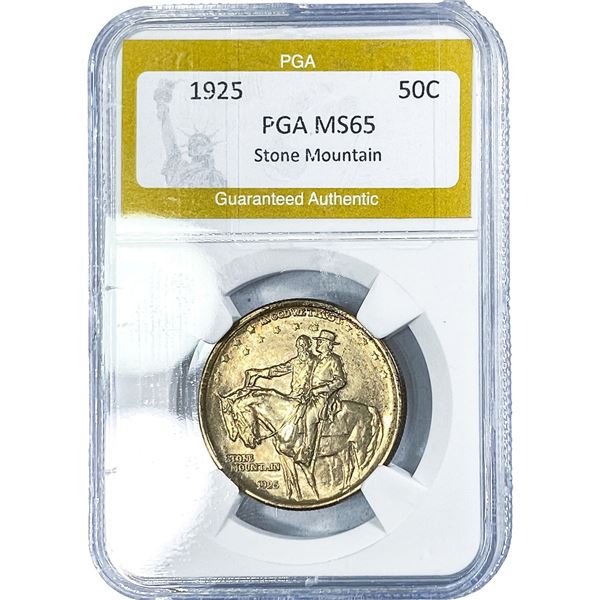 1925 Stone Mountain Half Dollar PGA MS66