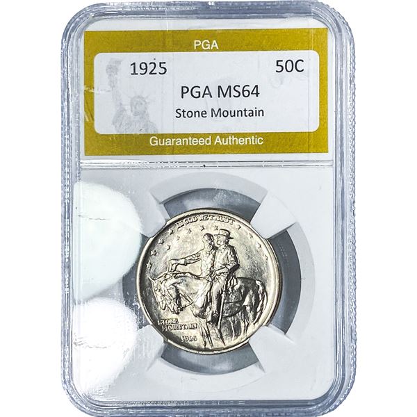 1925 Stone Mountain Half Dollar PGA MS64