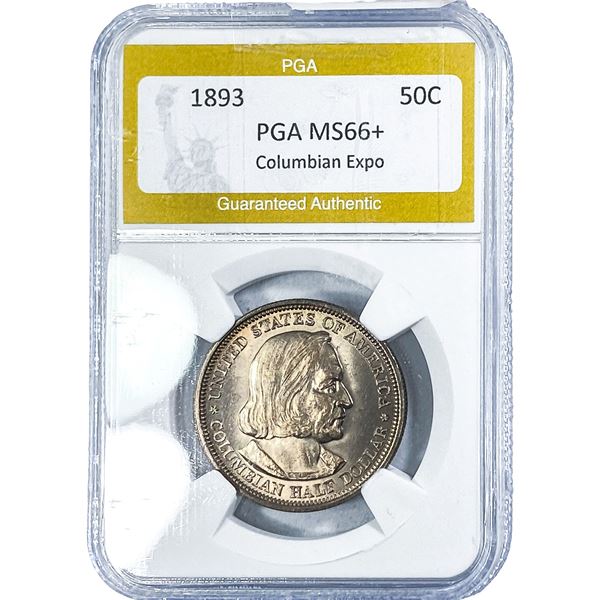 1893 Columbian Expo Half Dollar PGA MS66+