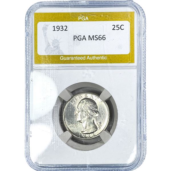 1932 Washington Silver Quarter PGA MS66