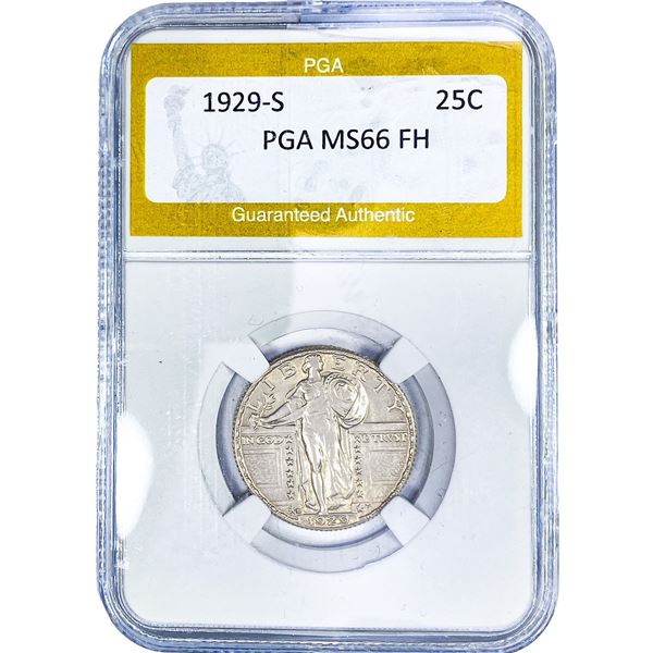 1929-S Standing Liberty Quarter PGA MS66 FH