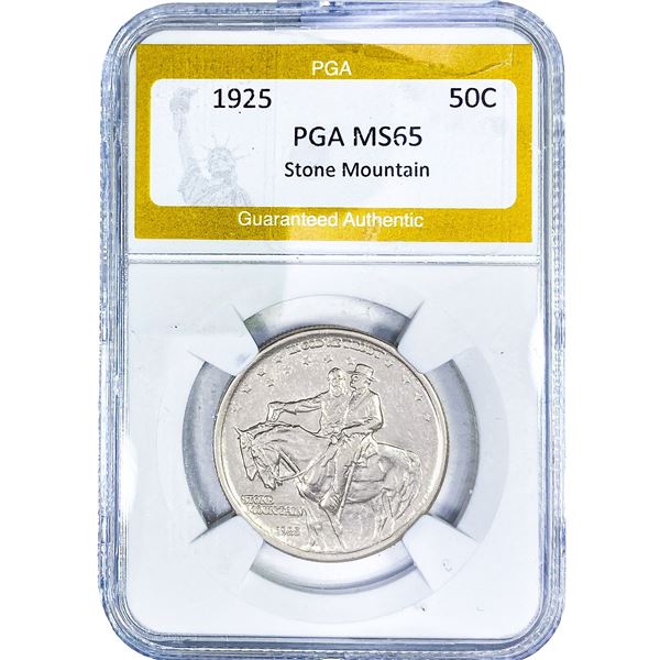1925 Stone Mountain Half Dollar PGA MS65