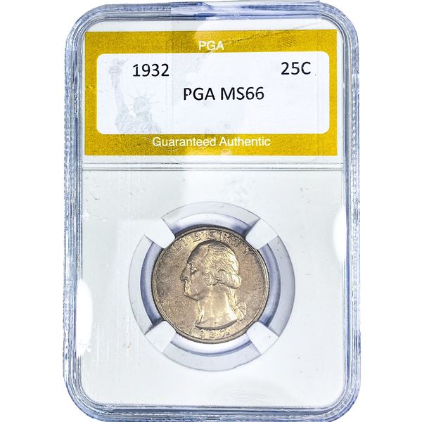 1932 Washington Silver Quarter PGA MS66