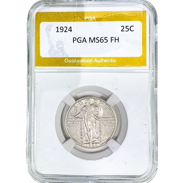 1924 Standing Liberty Quarter PGA MS65 FH
