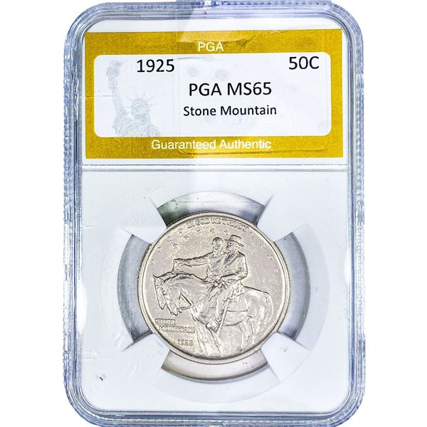 1925 Stone Mountain Half Dollar PGA MS65