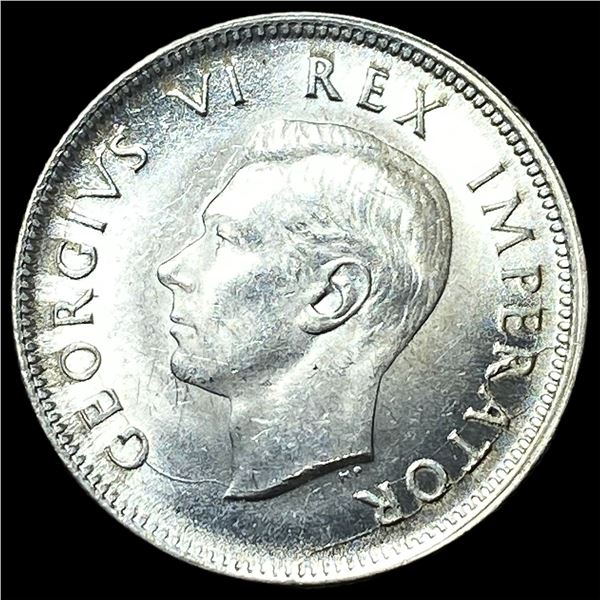 1941 South Africa Silver Shilling