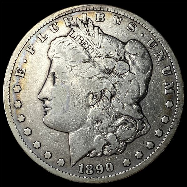 1890-CC Silver Morgan Dollar LIGHTLY  CIRCULATED
