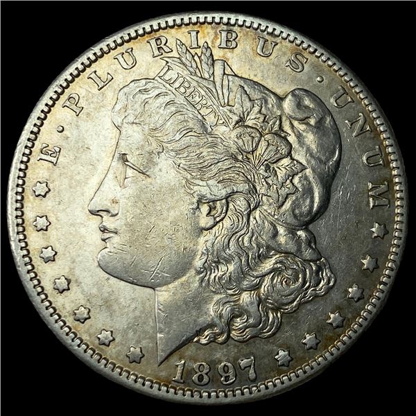1897 Silver Morgan Dollar CLOSELY  UNCIRCULATED