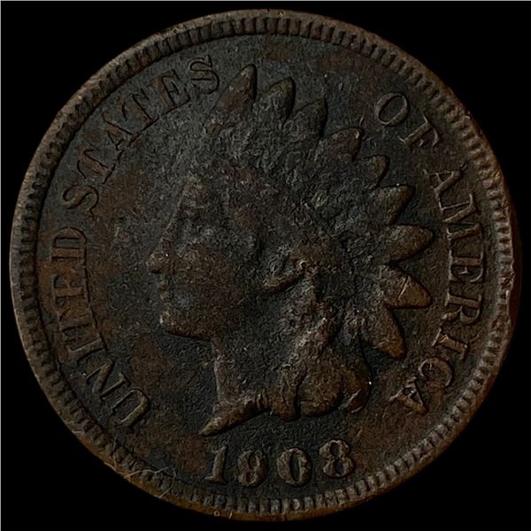 1908-S Indian Head Cent LIGHTLY CIRCULATED
