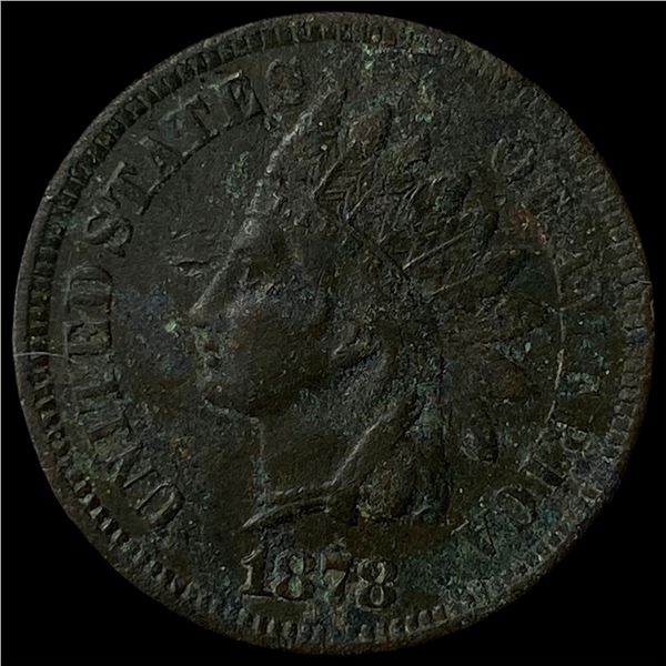 1878 Indian Head Cent NEARLY UNCIRCULATED