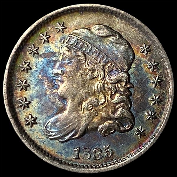 1833 Capped Bust Half Dime CHOICE AU
