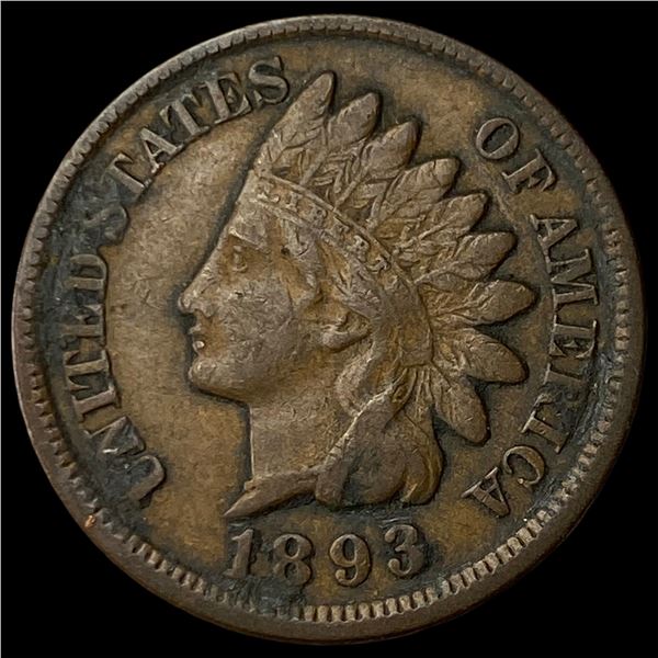 1893 Indian Head Cent NEARLY UNCIRCULATED